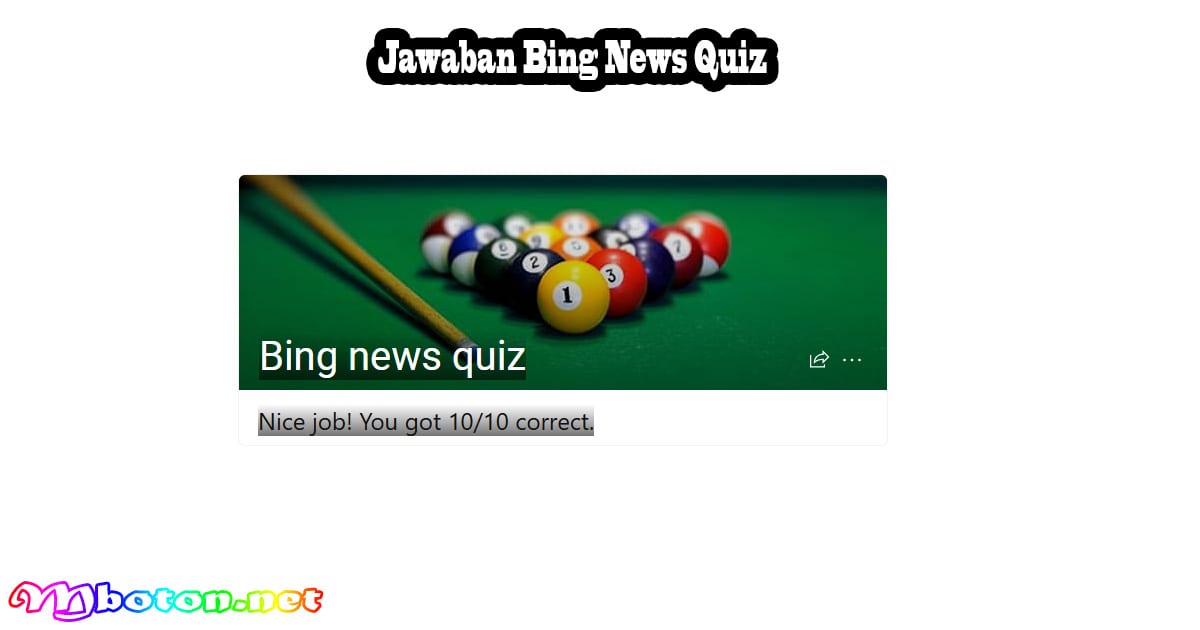 Bing News Quiz: Panduan lengkap, strategi jitu, dan kenapa seru diikuti 3 Jawaban Bing News Quiz