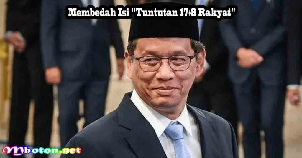 Menkeu Purbaya Jawab Tuntutan 17+8: Ekonomi Jadi Solusi? 1 Membedah Isi Tuntutan 17+8 Rakyat