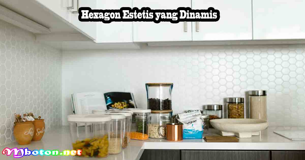 12 Model Keramik Lantai Dapur Estetis 4 Hexagon Estetis yang Dinamis