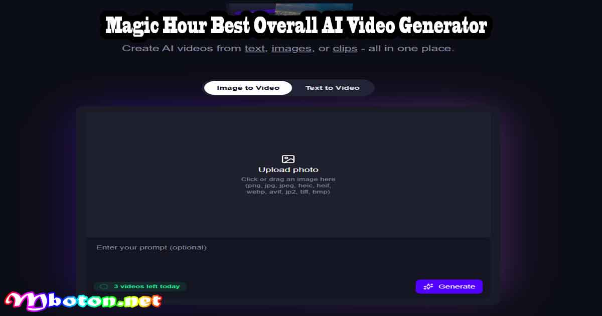Get The Best AI Video Generators of 2026 1 Magic Hour Best Overall AI Video Generator